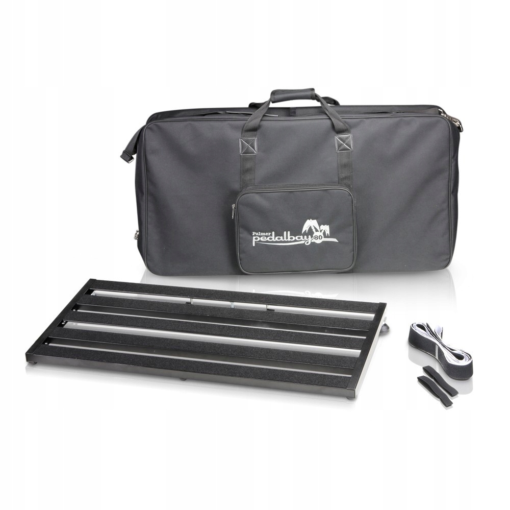 Palmer Mi Pedalbay 80 – Universelles Pedalboard Mit Gepolsterter Tasche, 80 Cm