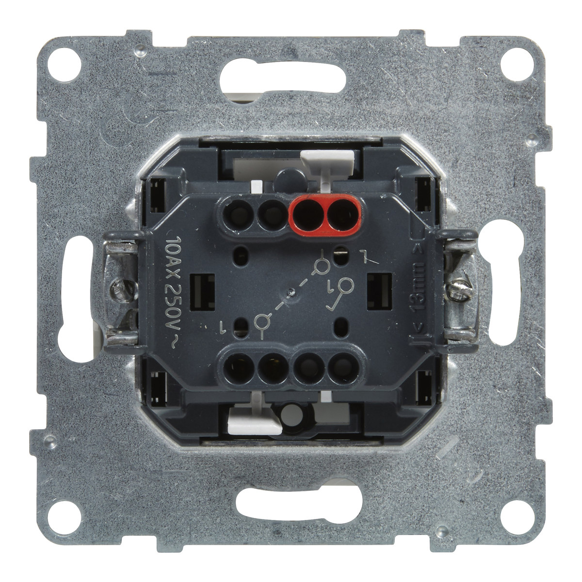 Einpoliger Schalter - 10 Ax - 250 V - Automatische Klemmen, Weiß, Suno