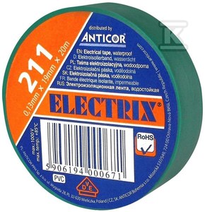 Isolierband 19x20 Grün Elektrisch 211p