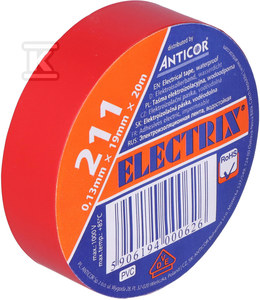 Isolierband 19x20 Rot Elektrisch 211p