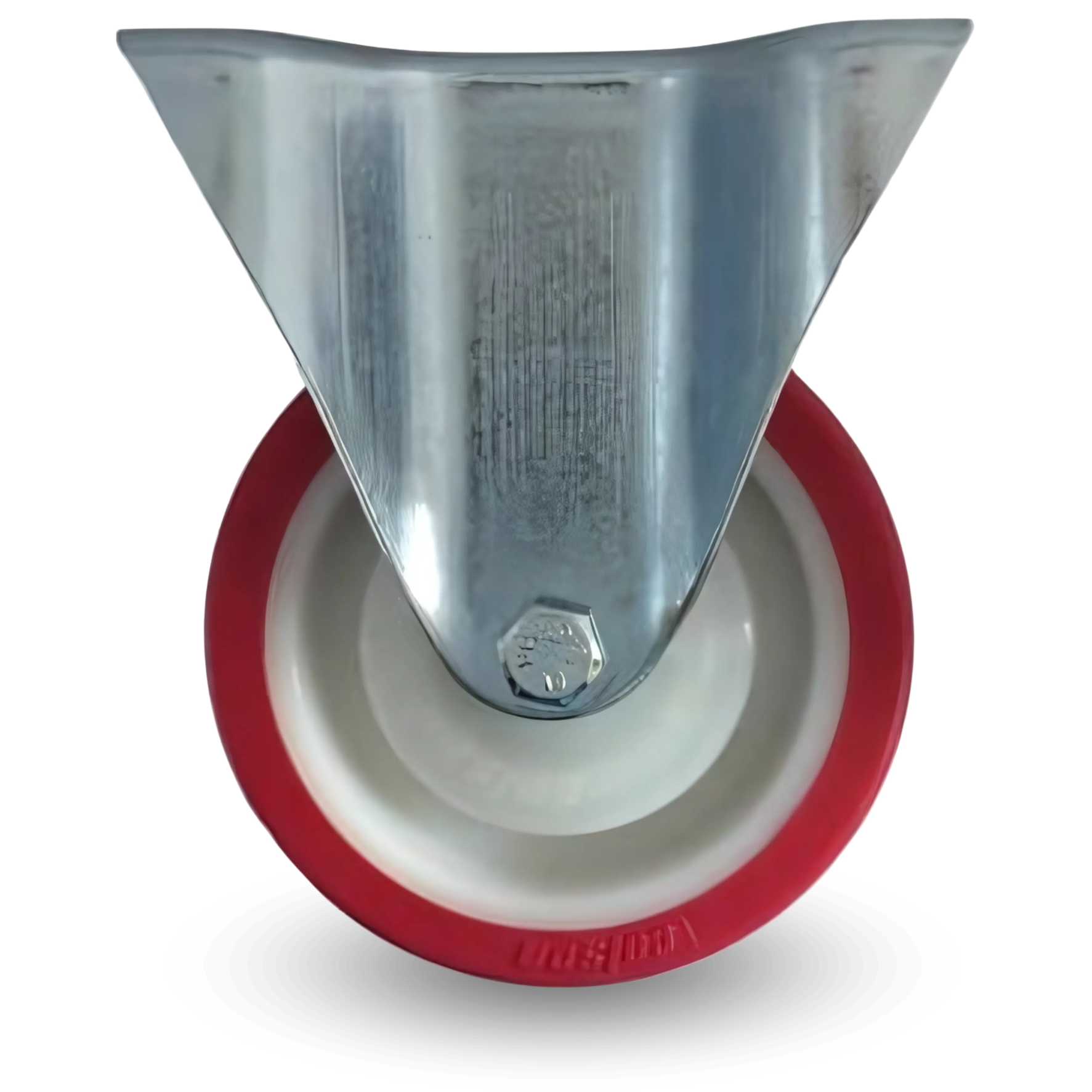 Feste Laufräder 100 Mm 200 Kg Fppu 1001 Red Polyurethan