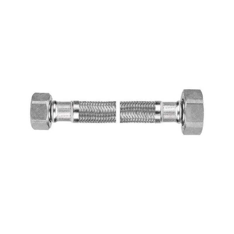 Stahlflexschlauch 100 Cm 1/2" Innengewinde-innengewinde