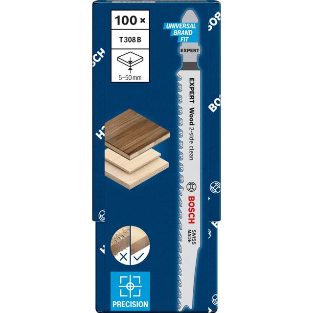 Bosch STIKSAVKLINGE T308B WOOD 100 STK