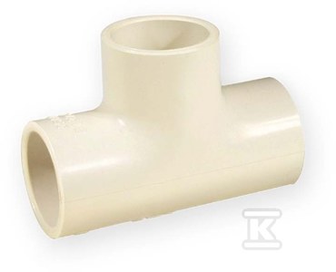 Gleichschenkliges T-stück Kw/kw/kw 3/4" Pvc-c