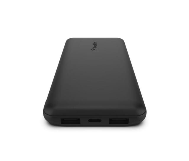 Belkin 10K Power Bank w/USB-C 15W - Black Powerbank (Akku) - schwarz - 10000 mAh