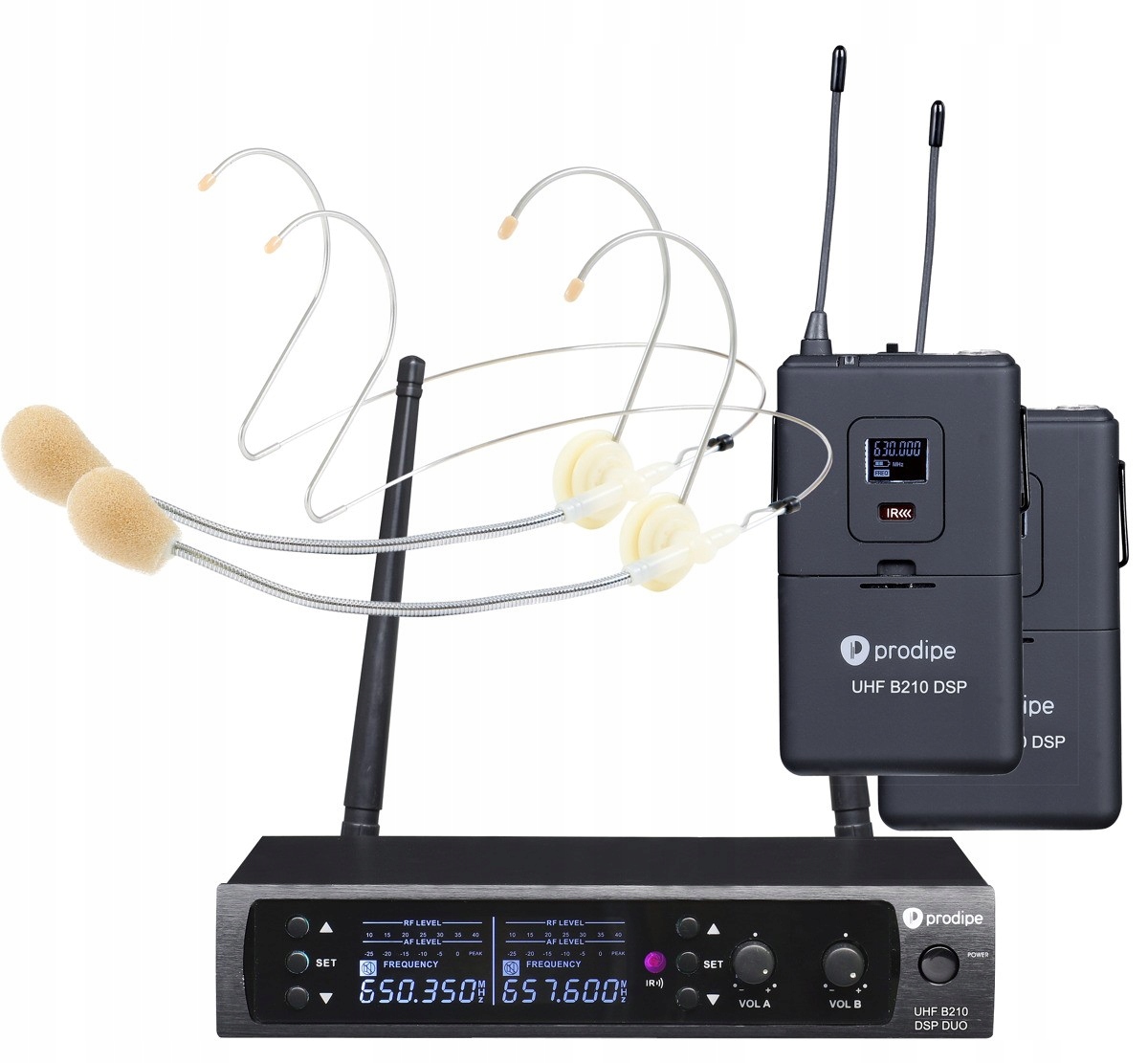 Prodipe Headset B210duo Dsp Uhf - Drahtloses Set