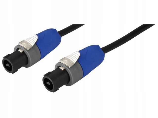 Monacor Msc-520/sw - Lautsprecherkabel, 20 M, 2-polige Neutrik Speakon-stecker