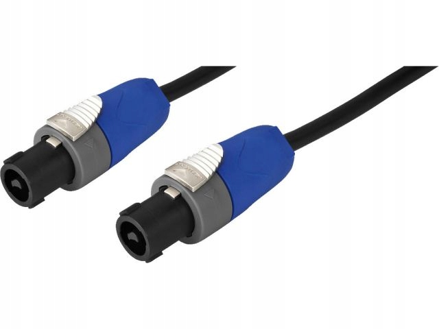 Monacor Msc-105/sw - Lautsprecherkabel, 5 M, 2-polige Neutrik Speakon-stecker
