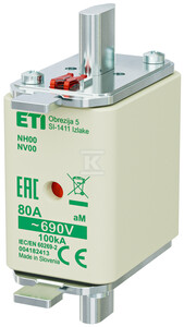 Nh00 Am 80a/690v Sicherungsverbindung