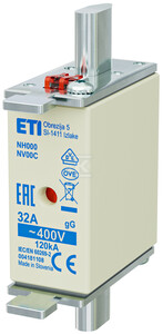 Nh000 Gg 32a/400v Sicherungseinsatz