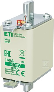 Nh00 Am 160a/690v Sicherungseinsatz