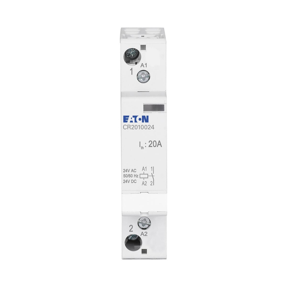 Installationsschütz, 20 A, 24 V Ac/dc, 1 Schließer Cr2010024