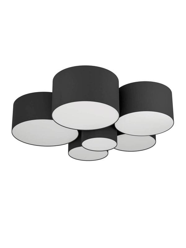 EGLO PASTORE 2 Deckenleuchte, schwarz, weiss