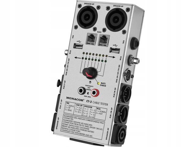 Monacor Ct-3 - Kabeltester