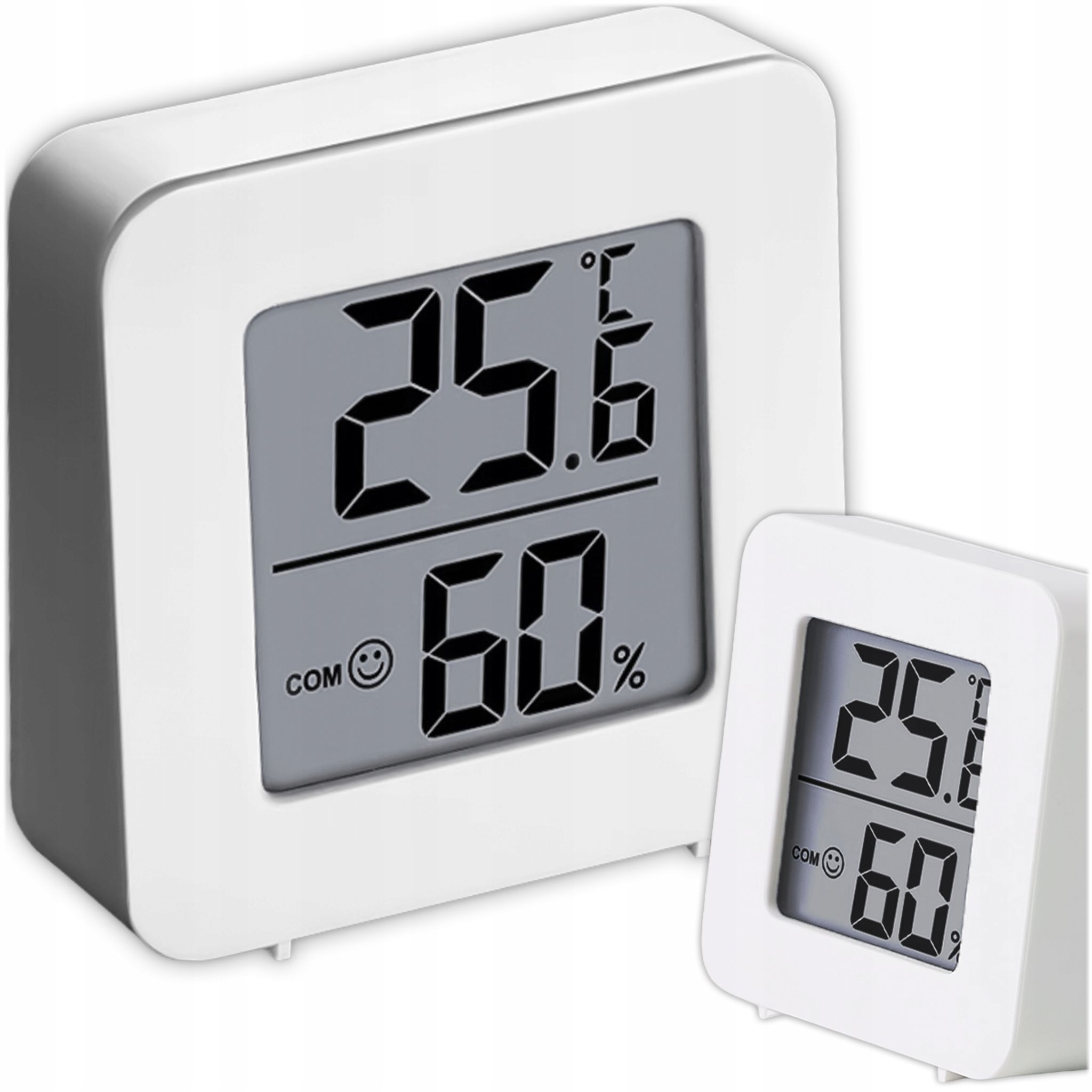 Raumthermometer, Elektronisches Digitales Hygrometer, Messung Der Luftfeuchtigkeit, Smiley-gesicht