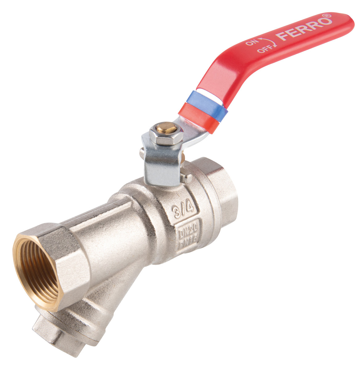 F-power 3/4-zoll-kugelhahn (innengewinde-innengewinde) Mit Hebel Und Filter