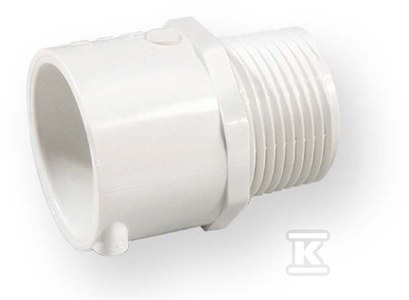 Gewindeverbinder Kw/gz Pvc 1
