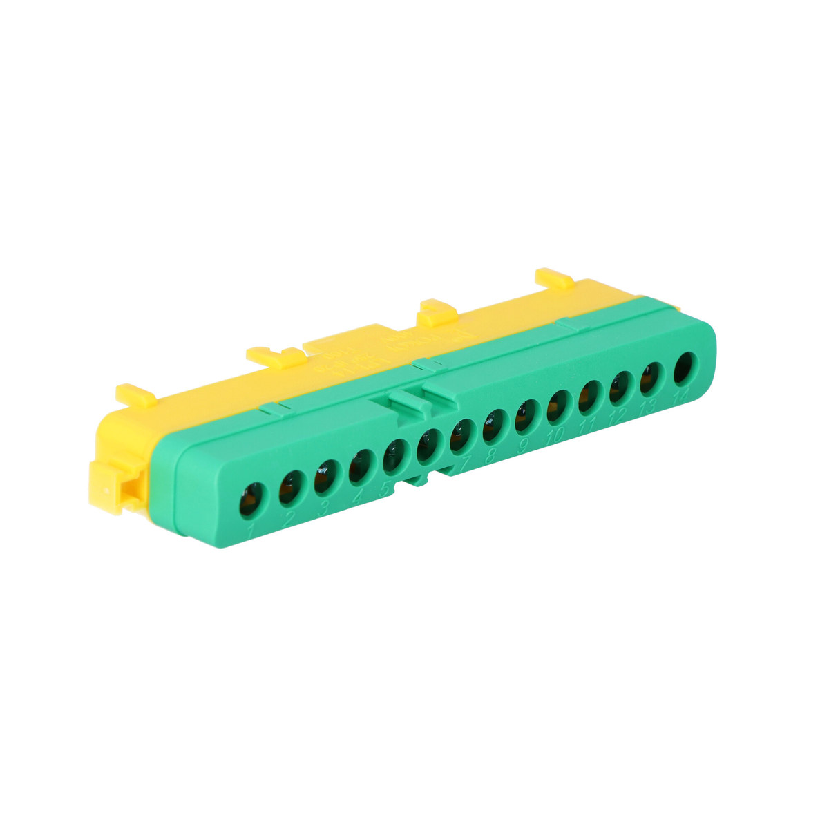 Isolierende Klemmenleiste Lpi-14, Gelbgrün