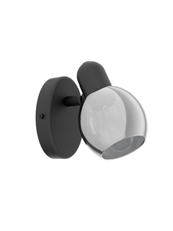 EGLO POLLICA Spot schwarz-transparent