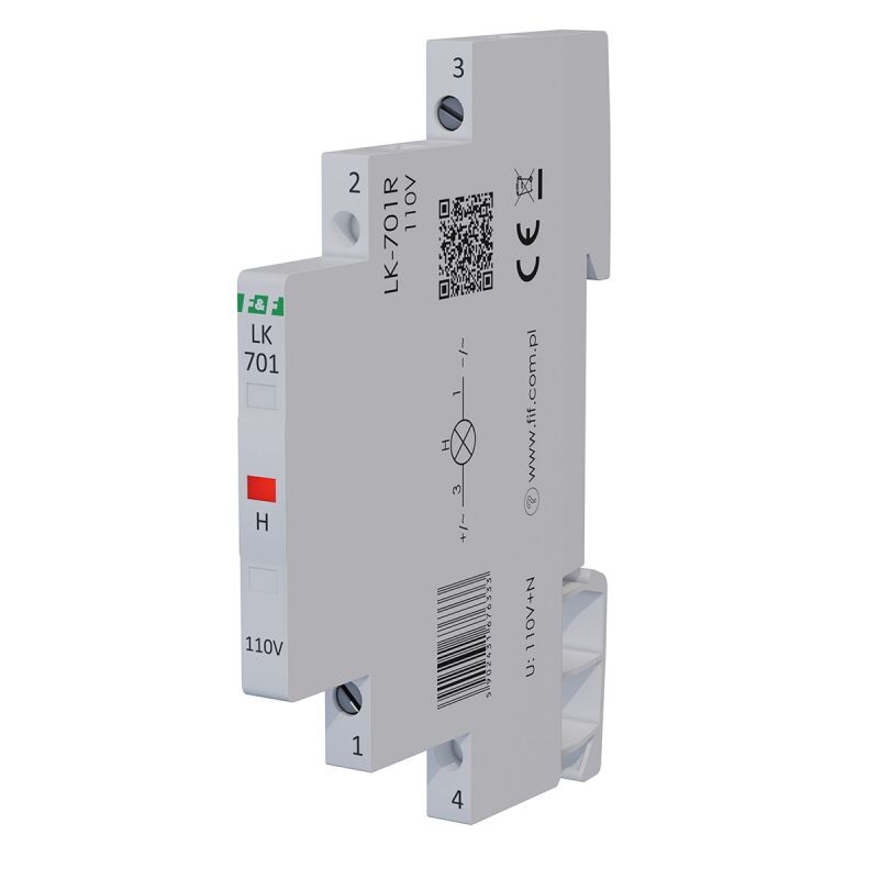 Betriebsanzeigeleuchte Lk-701r 1/3s 230v 1xled Rot