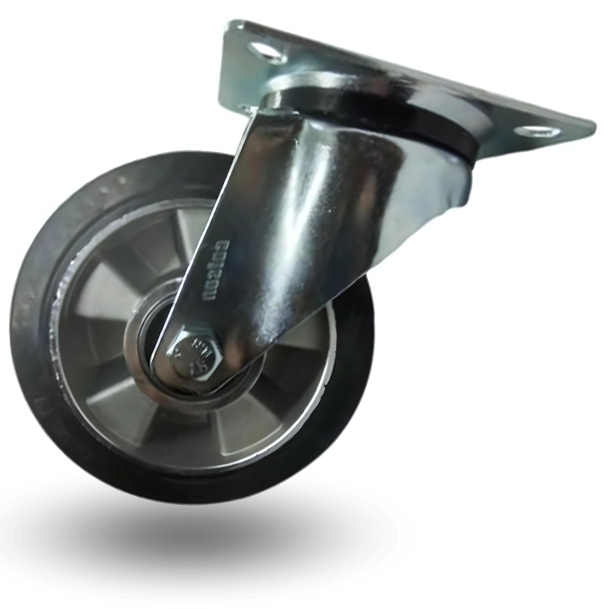 Schwenkrad, Trolley-set, 200 Mm, 400 Kg, Jpab 2003, Aluminium-gummi