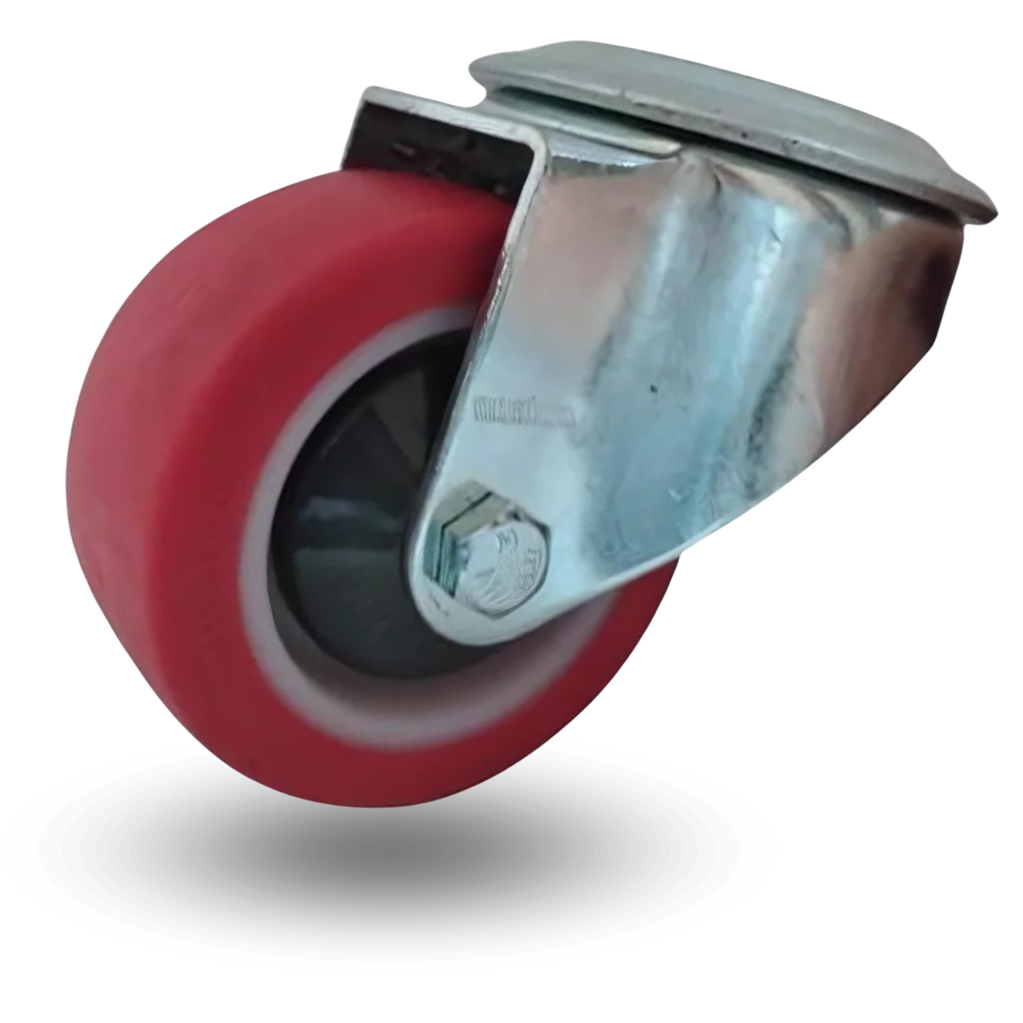Lenkrolle 80 Mm 150 Kg Jppu 0805 Rot Polyurethan
