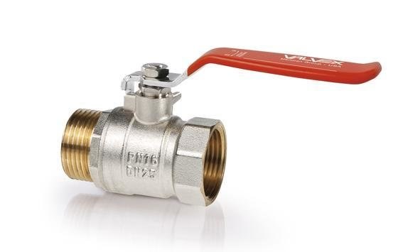 Vernickeltes Oro-kugelventil Mit Stahlhebeldrossel (dst) (n-w-version)