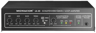 Monacor La-40 - Aktiver Induktionsschleifenverstärker