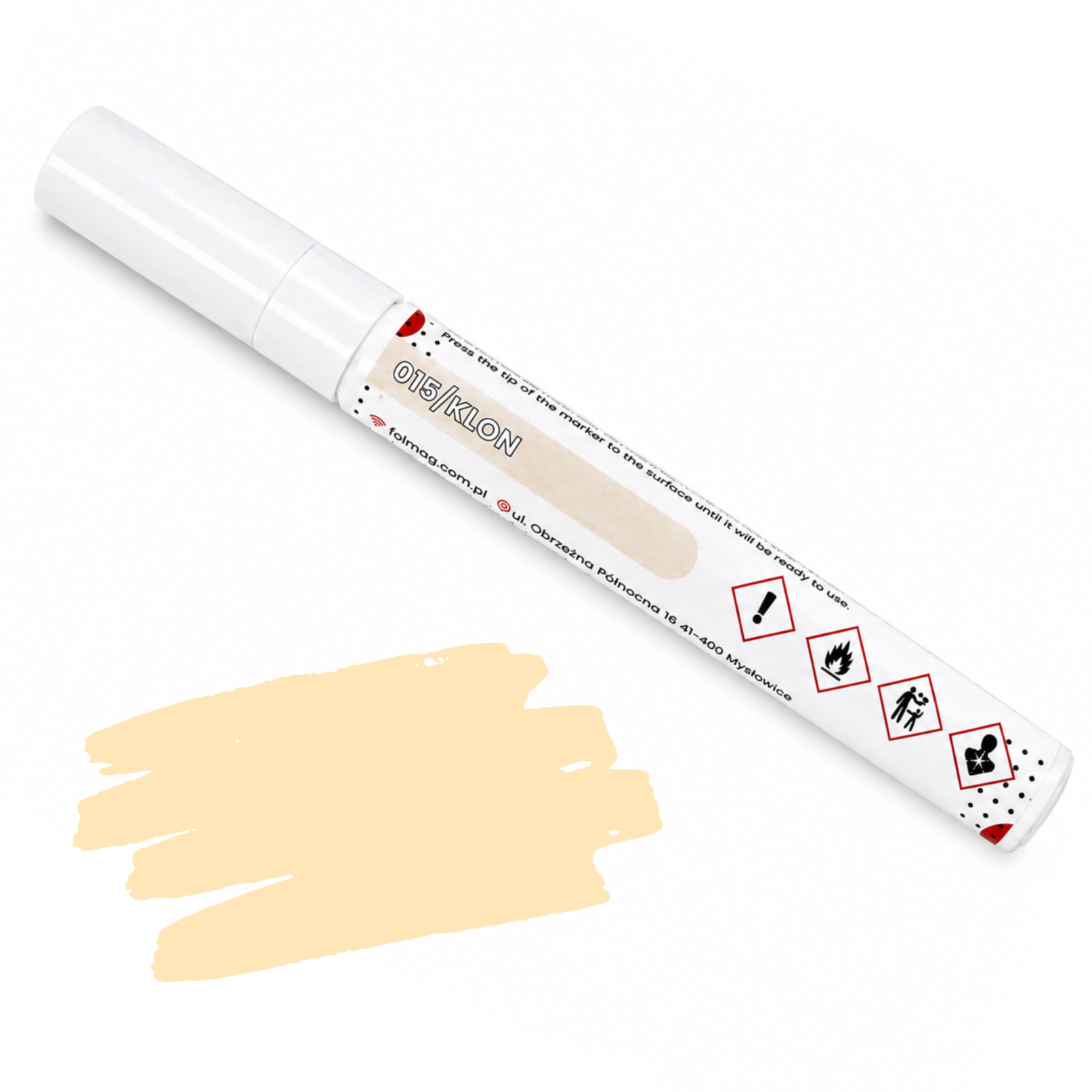 Möbelretuschierstift, Schnelltrocknender Reparaturstift, Ahorn (015)