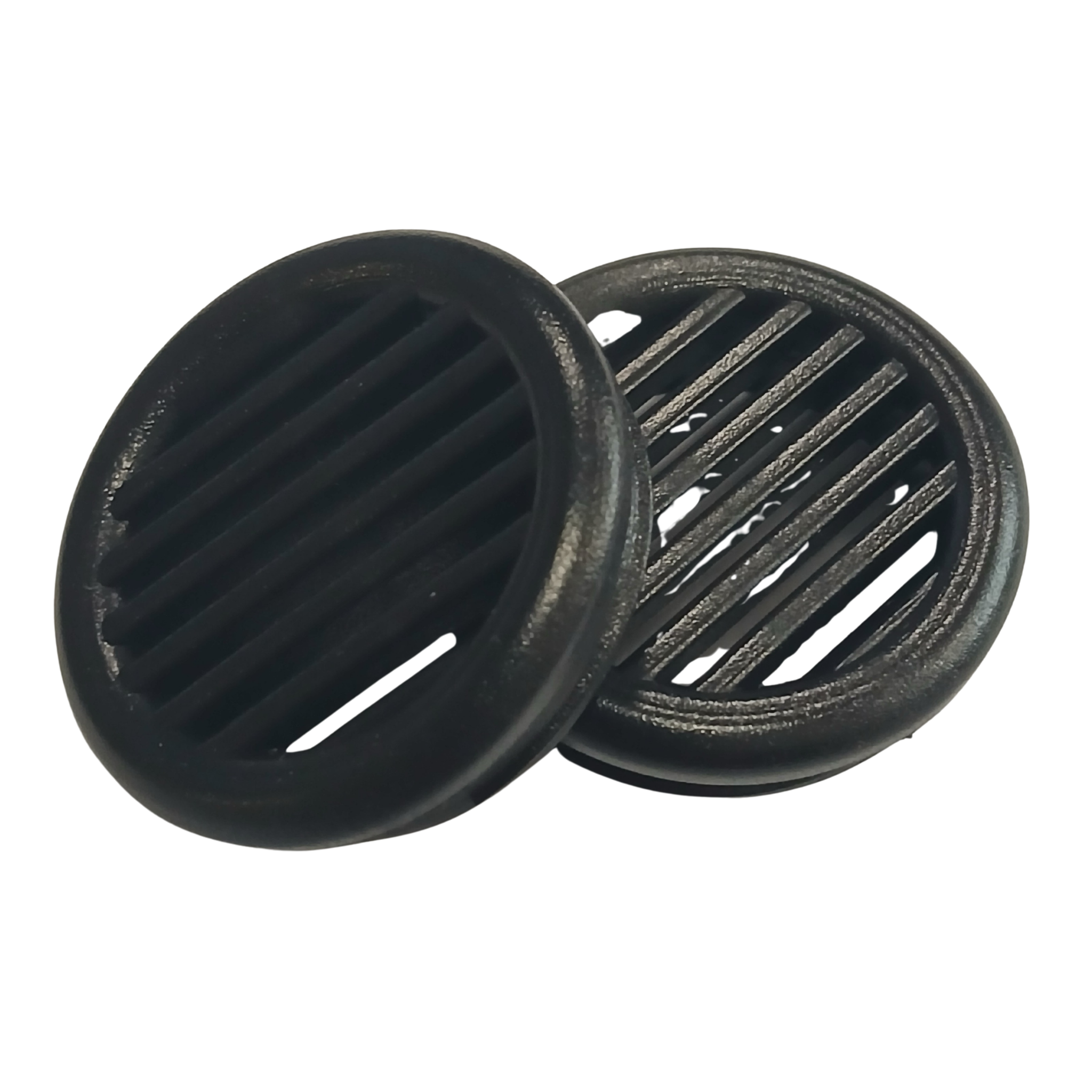 Lüftungsgitter Für Möbelschränke, Durchmesser 35 Mm, Schwarz, 10 Stück