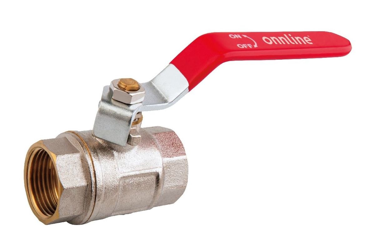 Kugelhahn Dn50 Pn25 2 Zoll Gw/gw Stahlhebel Online-verschraubung
