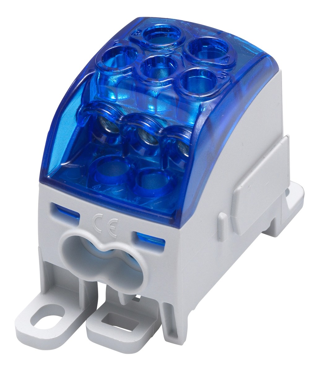 Universalverteilerblock Sub 160 Al/cu 82040 Simblock, Blau
