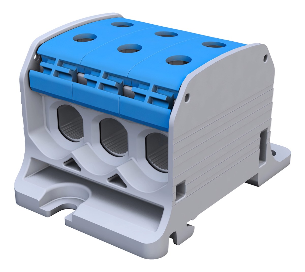 Gewindeschienenverbinder Stb 50-3 Al/cu 87360 Simblock, Blau