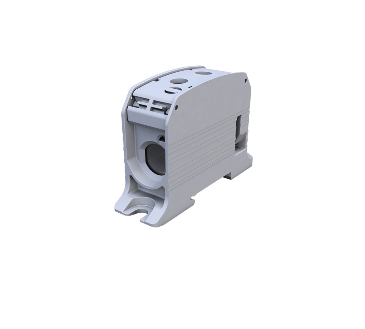 Gewindeschienenverbinder Simblock Stb 95 – Al/cu, 87510, Grau