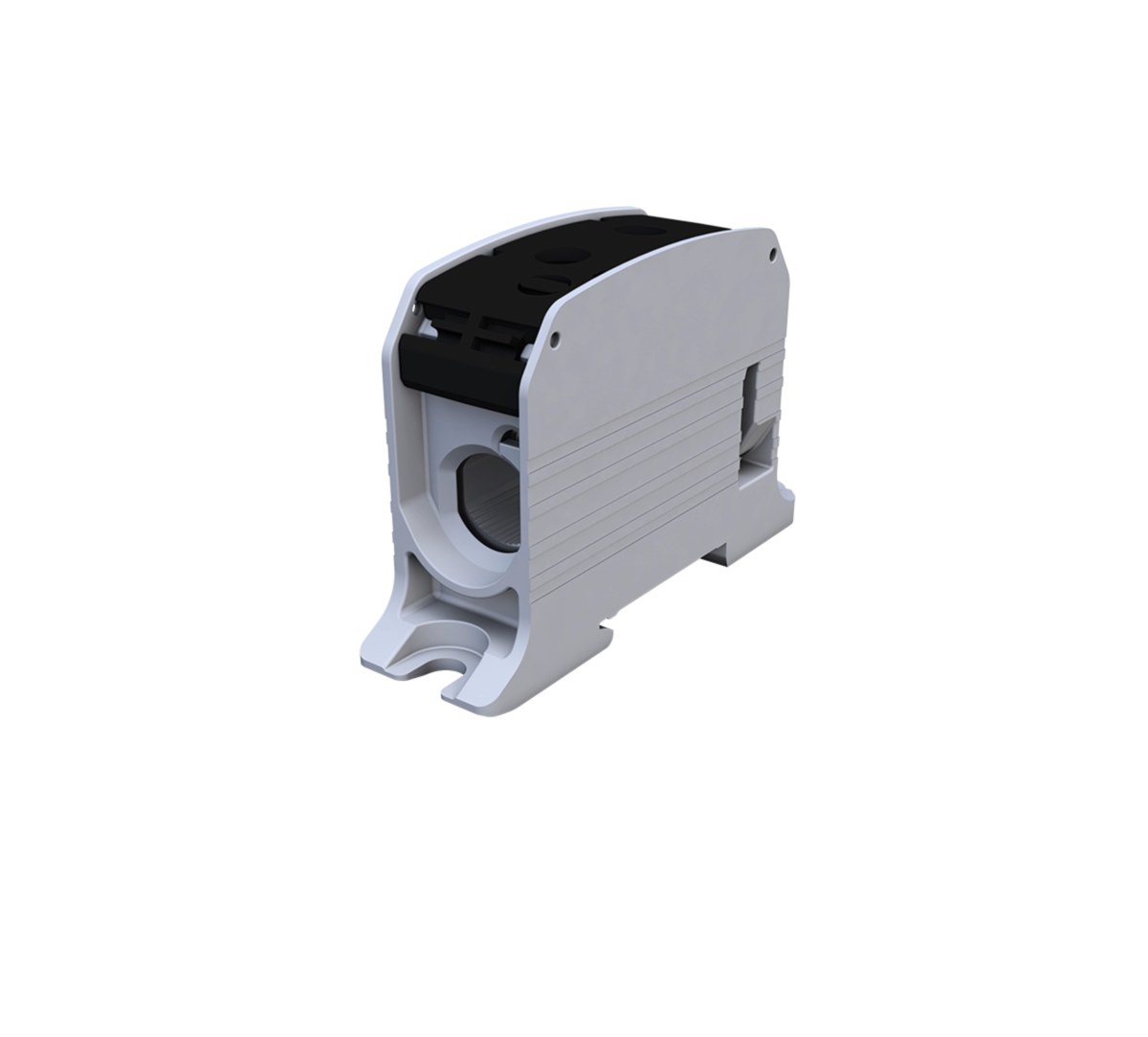 Gewindeschienenverbinder Simblock Stb 95 – Al/cu, 87510, Schwarz