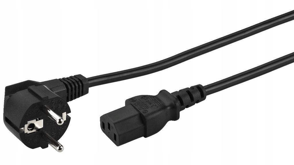 Monacor Aac-182/sw - Netzkabel (1,8 M)