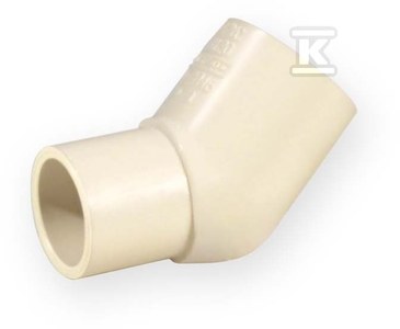 Nippelbogen 45st Kw/kz 1/2" Pvc-c