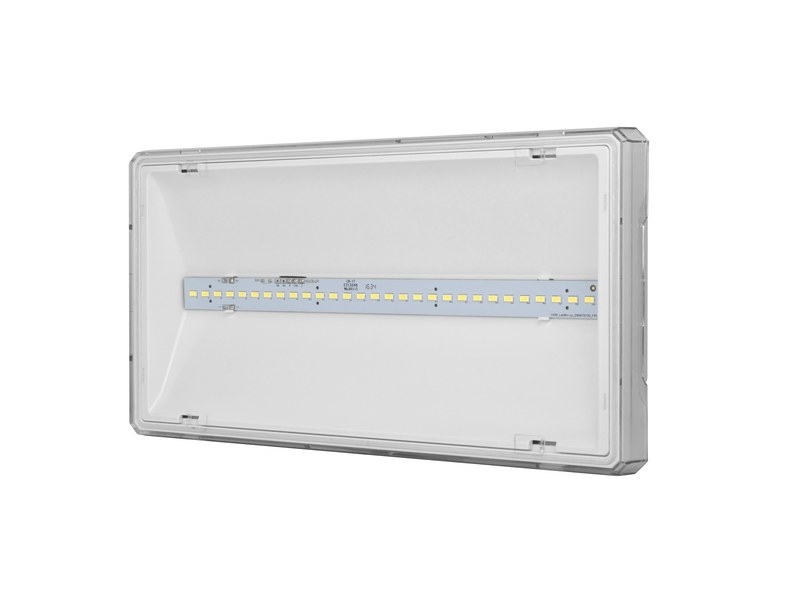 Notausgangsleuchte L Led Ip65 6w 1h Einwegleuchte At Weiß Etl/6w/b/1/se