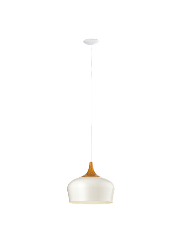 EGLO OBREGON Hängeleuchte, creme, eiche