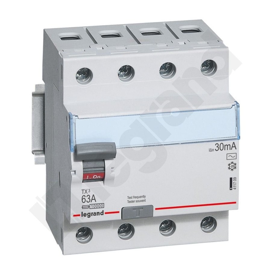 P304 4p 63a 30ma Fehlerstromschutzschalter Typ Ac Tx3