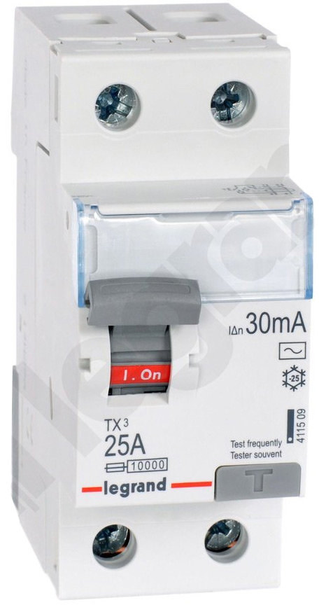 P302 2p 25a 30ma Fehlerstromschutzschalter Typ Ac Tx3