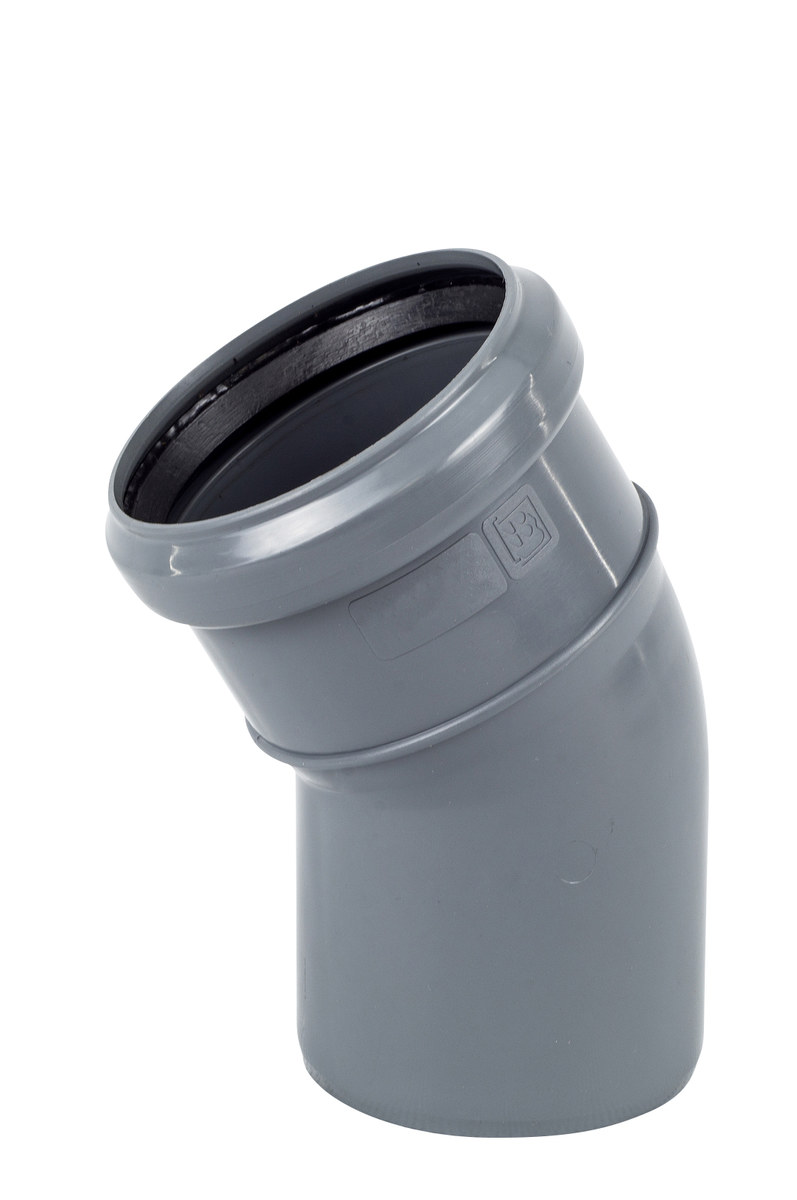 Pp-ht 110/30 Sanitärbogen, Für Interne Abwasserleitungen, Aschfarben, On