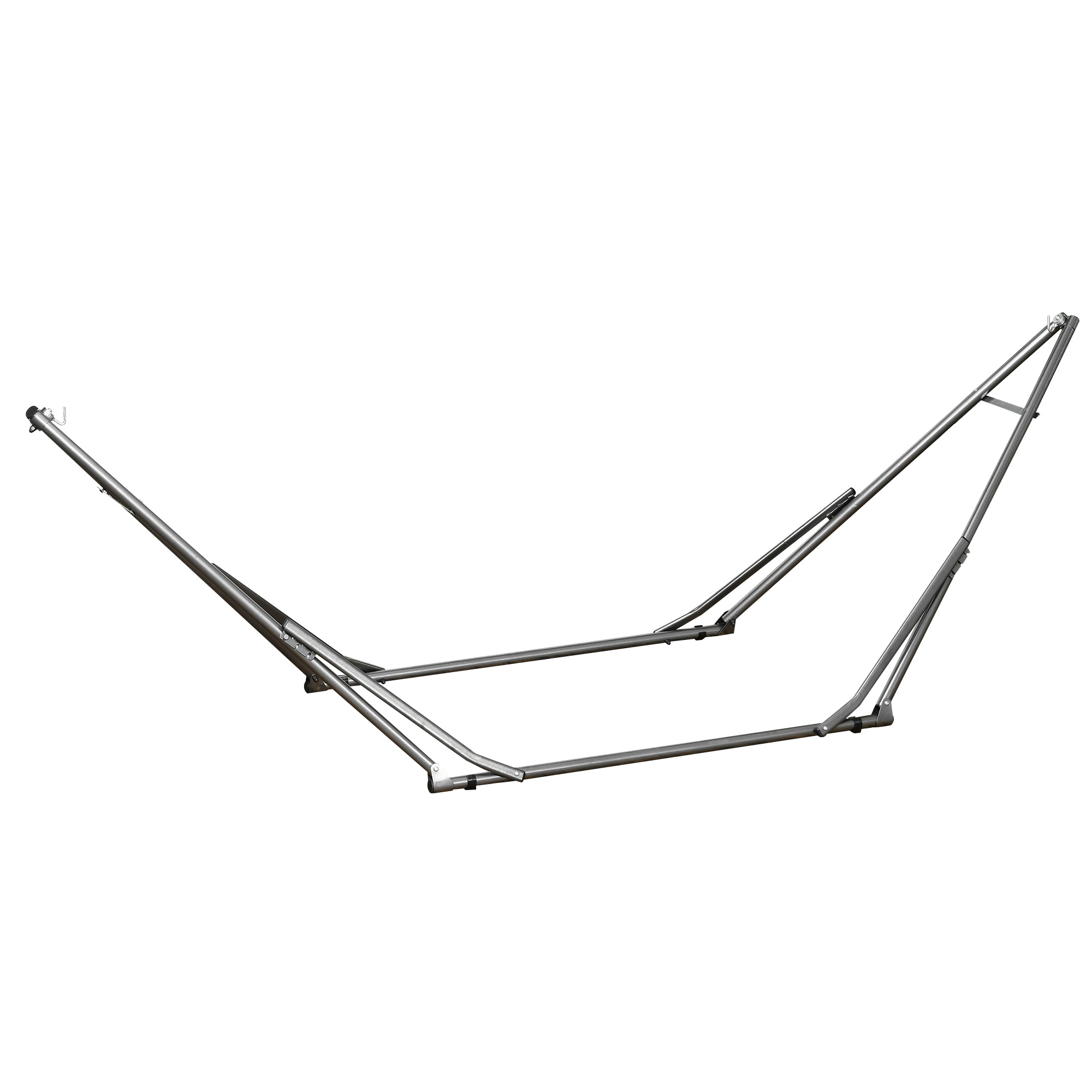 Faltbares 2‑in‑1 Hängemattengestell, Hängematten‑ & Kleiderständer Bis 120 Kg, 290 x 92 x 88 Cm Für Garten & Terrasse
