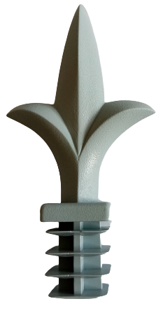 20x20 Profilstecker, Grau