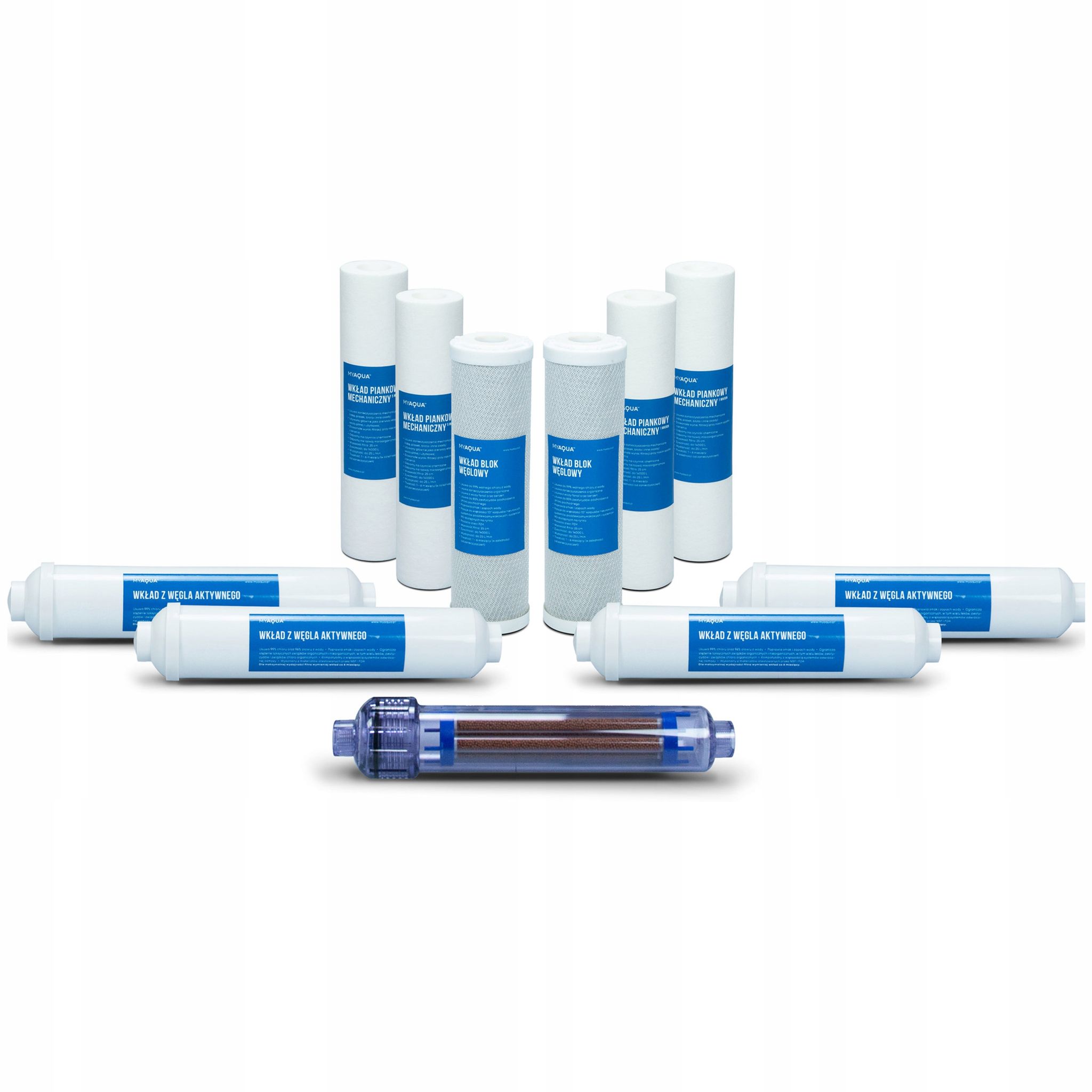 Ro7 Osmose-kartuschen Mit Fir-ionisator – 12-monats-set Myaqua