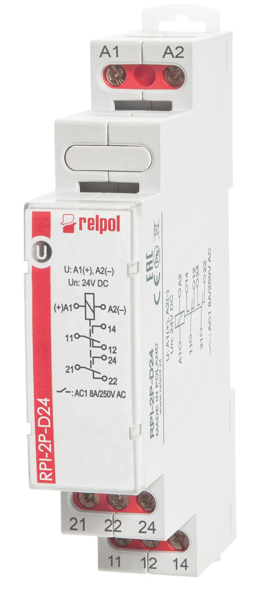 Rpi-2p-a24 Installationsrelais
