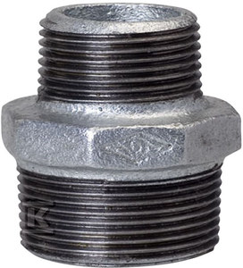 Reduziernippel 2x6/4 Verzinkt N8 Nr40