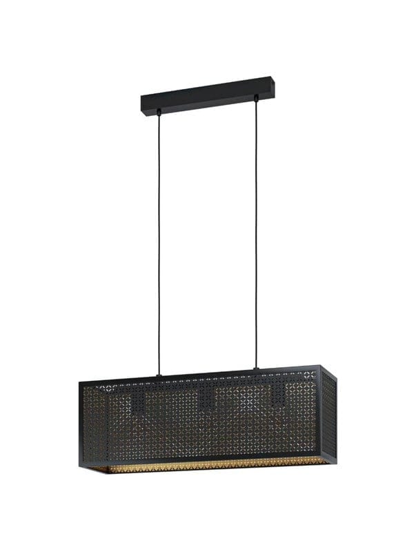 EGLO SALLICANO Hängeleuchte, schwarz, gold