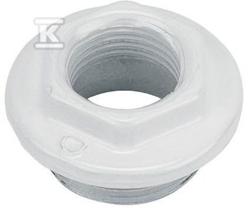 Kühlerverkleinerung 1" X 3/4" Rechts Weiß