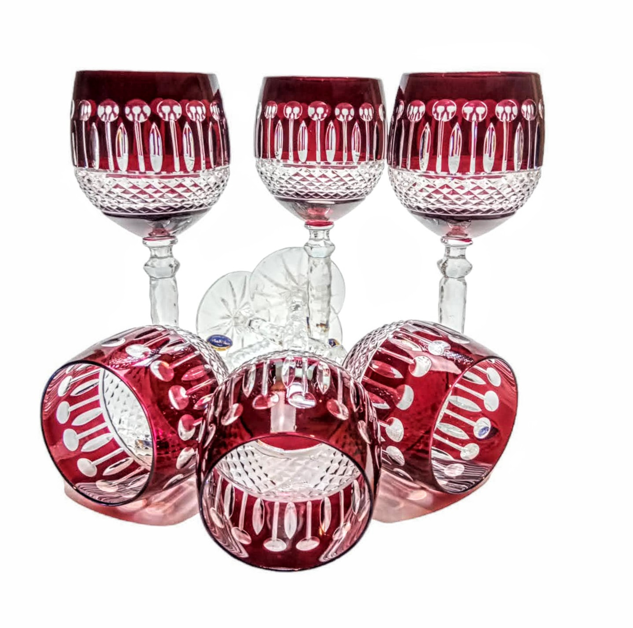 Ruby Crystal Weingläser 280 Ml Französisch